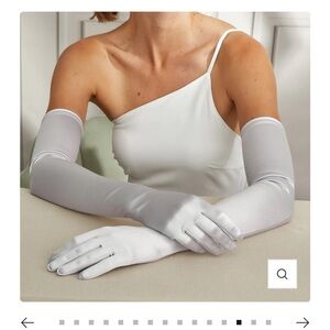 Cornelia James Hermione Satin Opera/Wedding Gloves